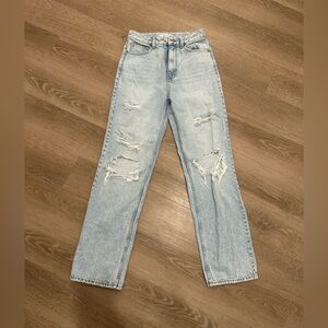Pacsun Light Blue Distressed Jeans
